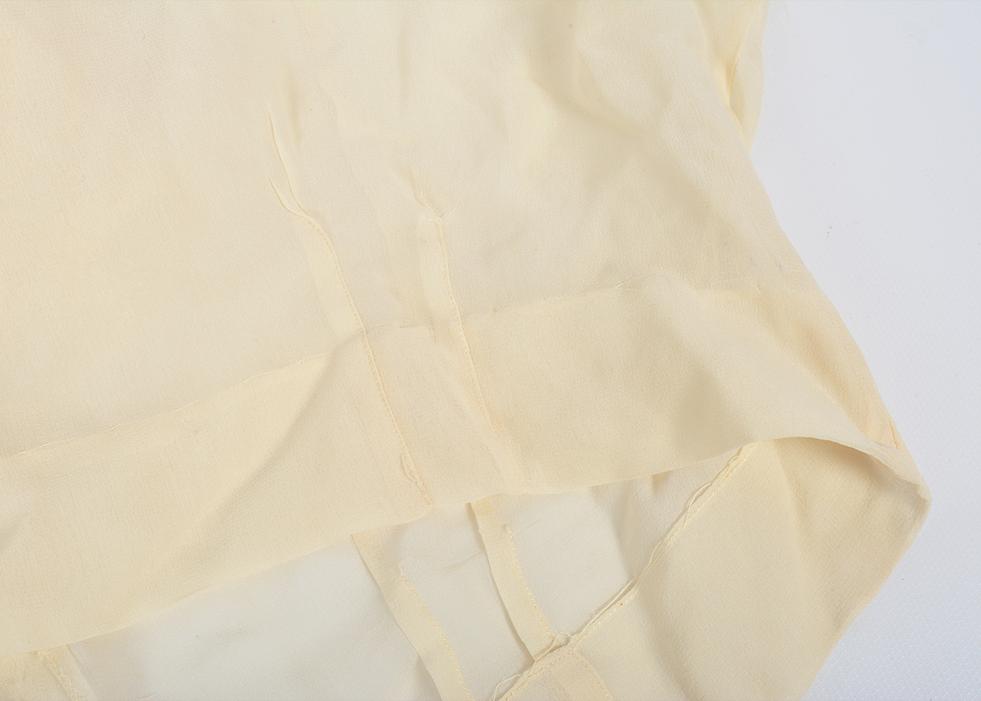 Vintage Silk Blouse and Gloves