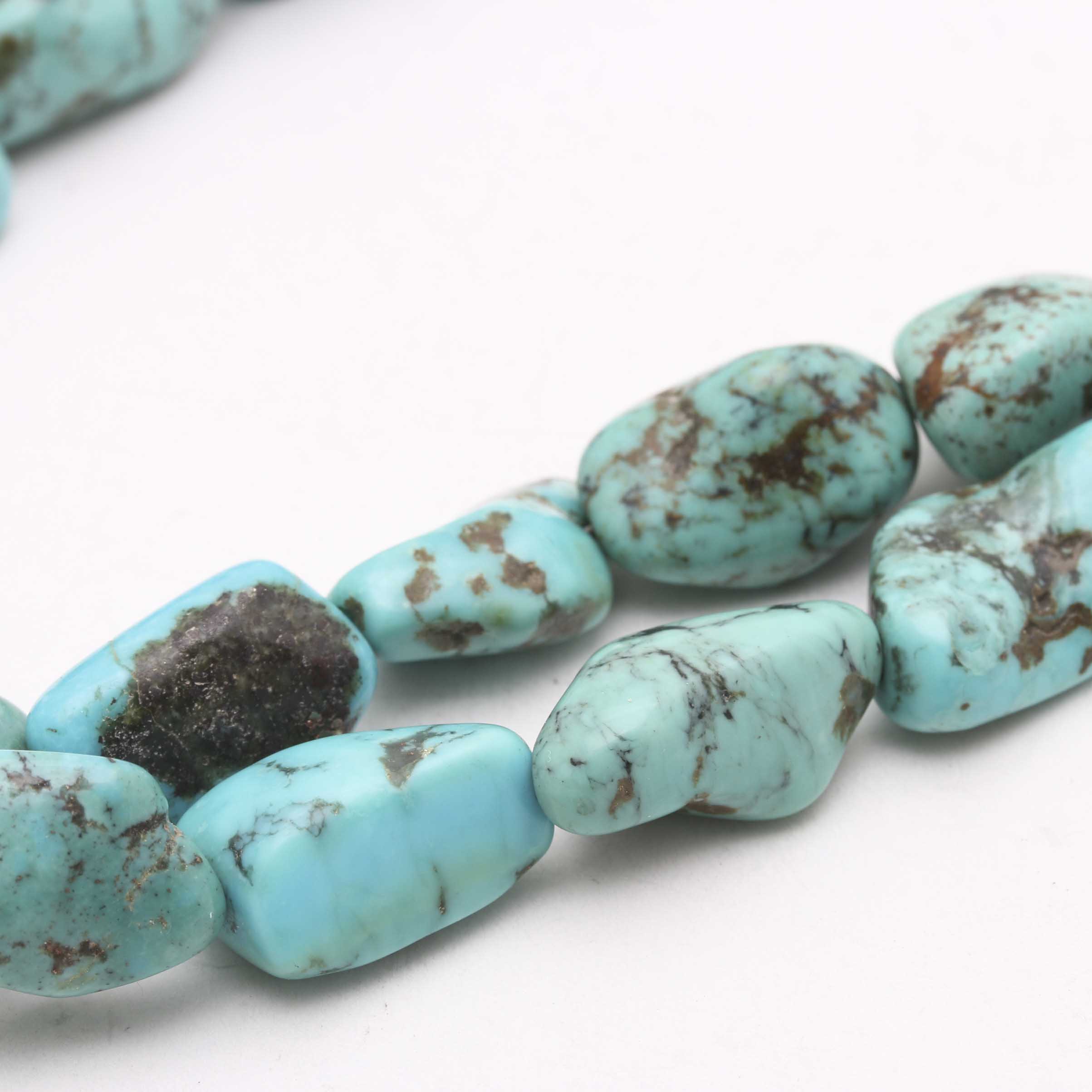 Turquoise Nugget Necklace and Bracelet