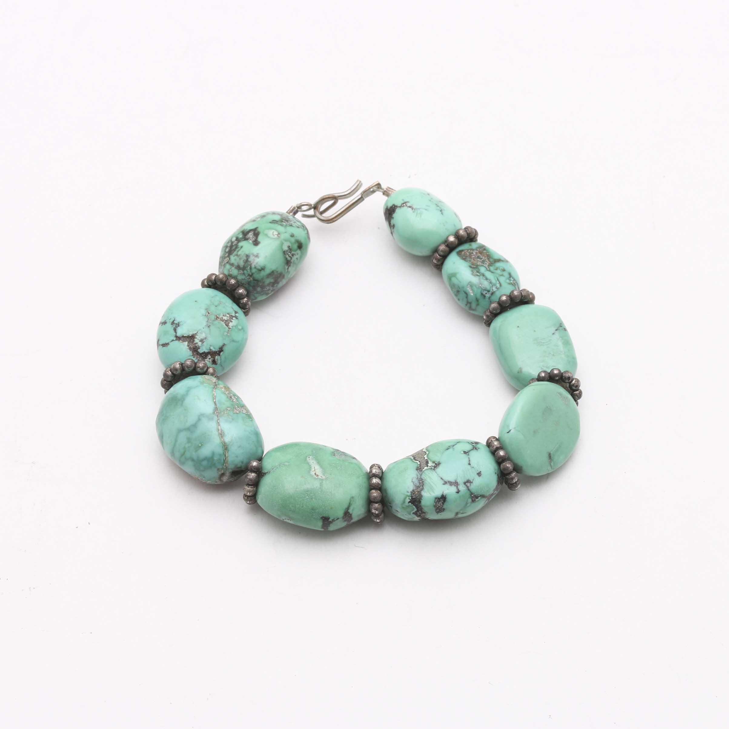 Turquoise Nugget Necklace and Bracelet