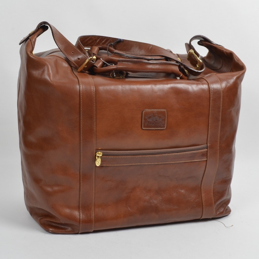 In Pell Genuine Leather Duffle Bag Made In Italy for Sale in