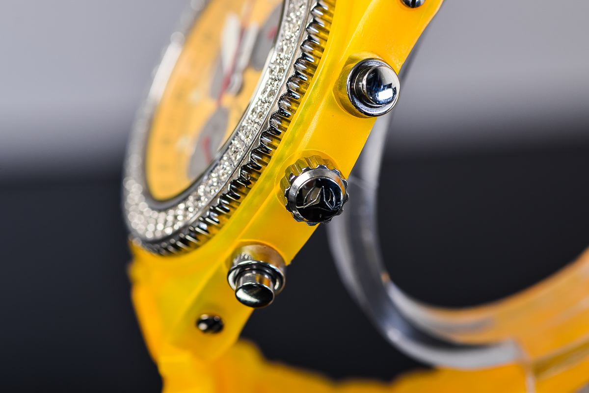 Men's TechnoMarine Cruise Chronograph Watch with Diamond Bezel