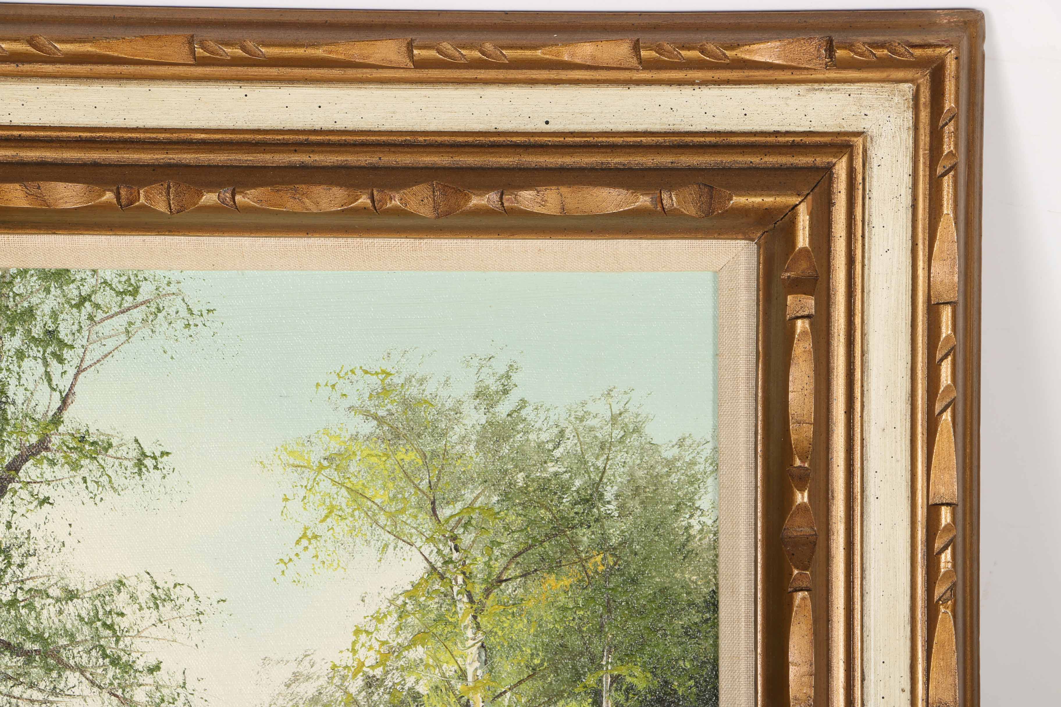 Two Wallace Acrylic on Canvas Landscape Paintings