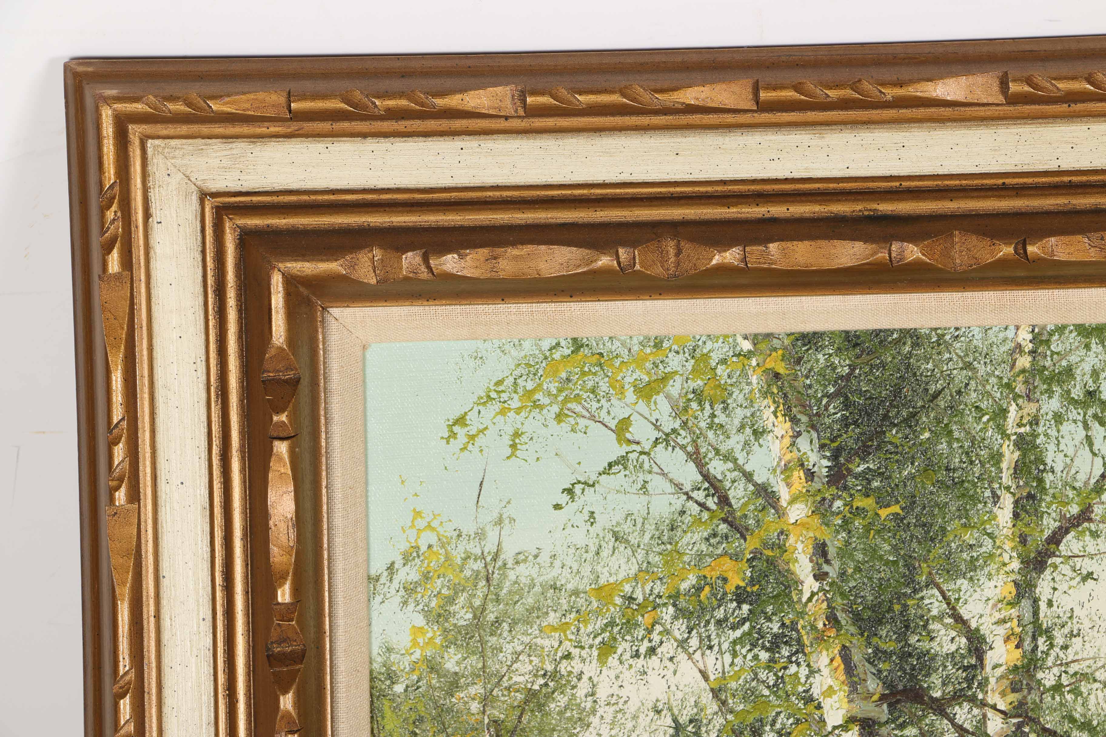 Two Wallace Acrylic on Canvas Landscape Paintings