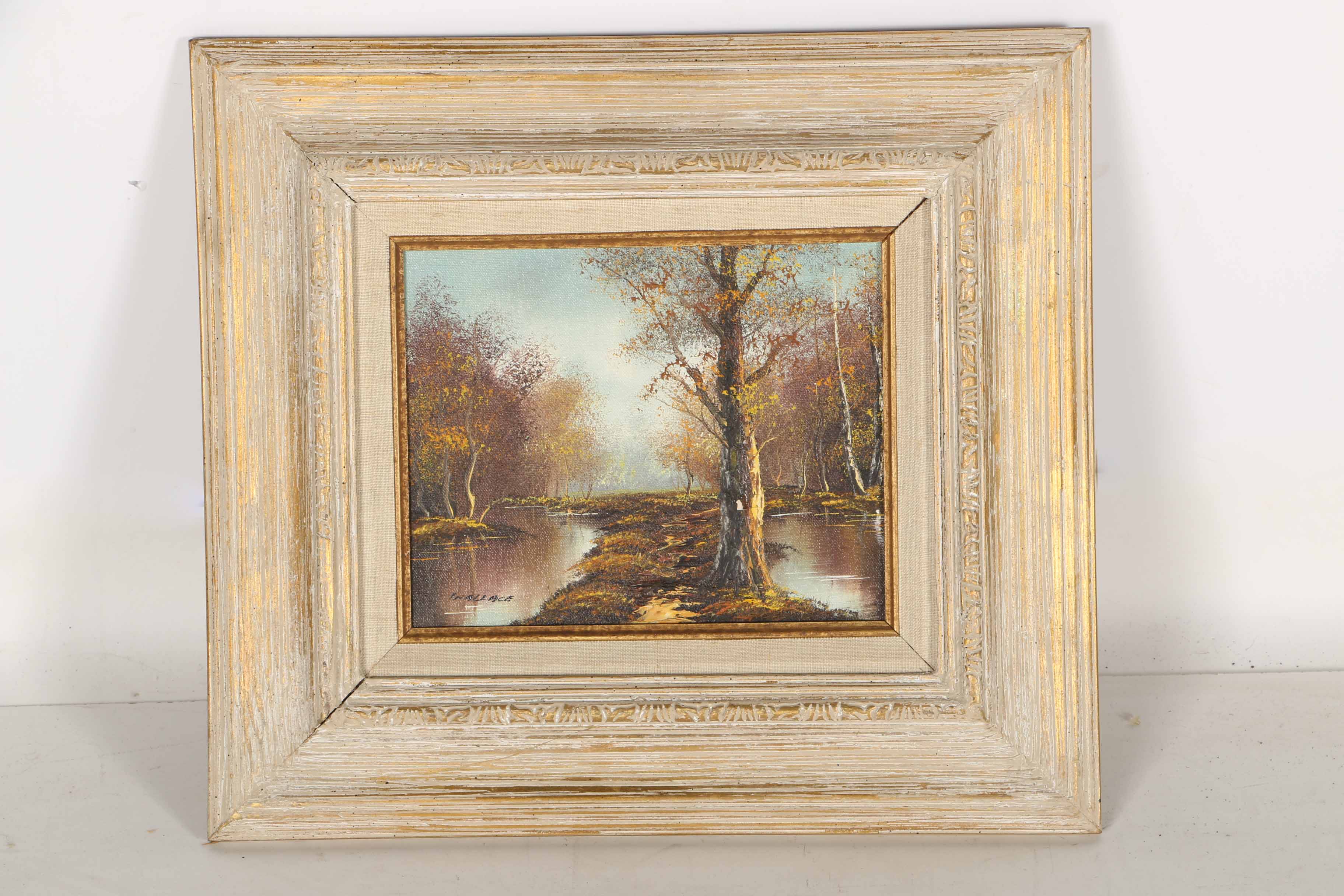 Two Wallace Acrylic on Canvas Landscape Paintings