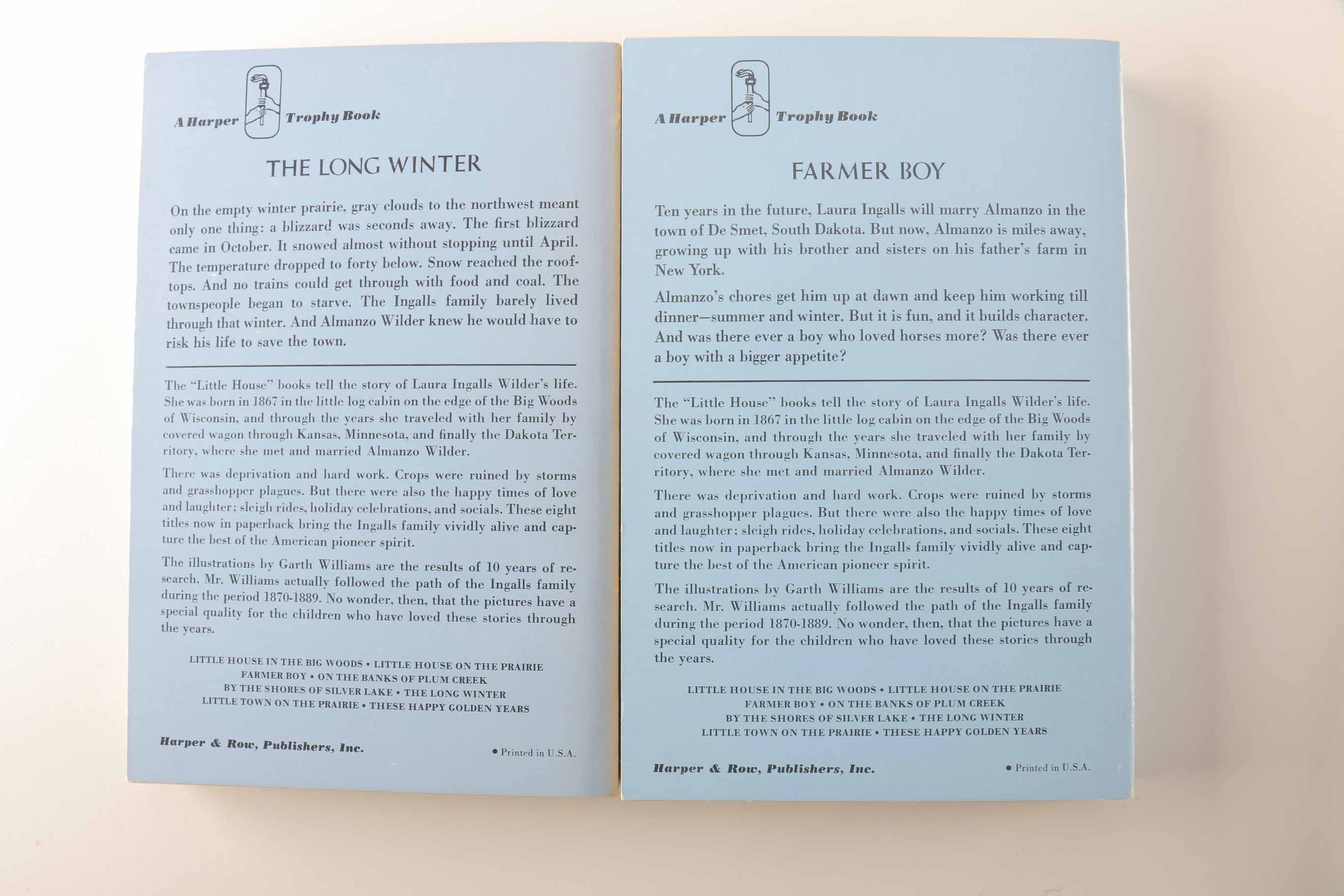 1971 Laura Ingalls Wilder "Little House" Box Set