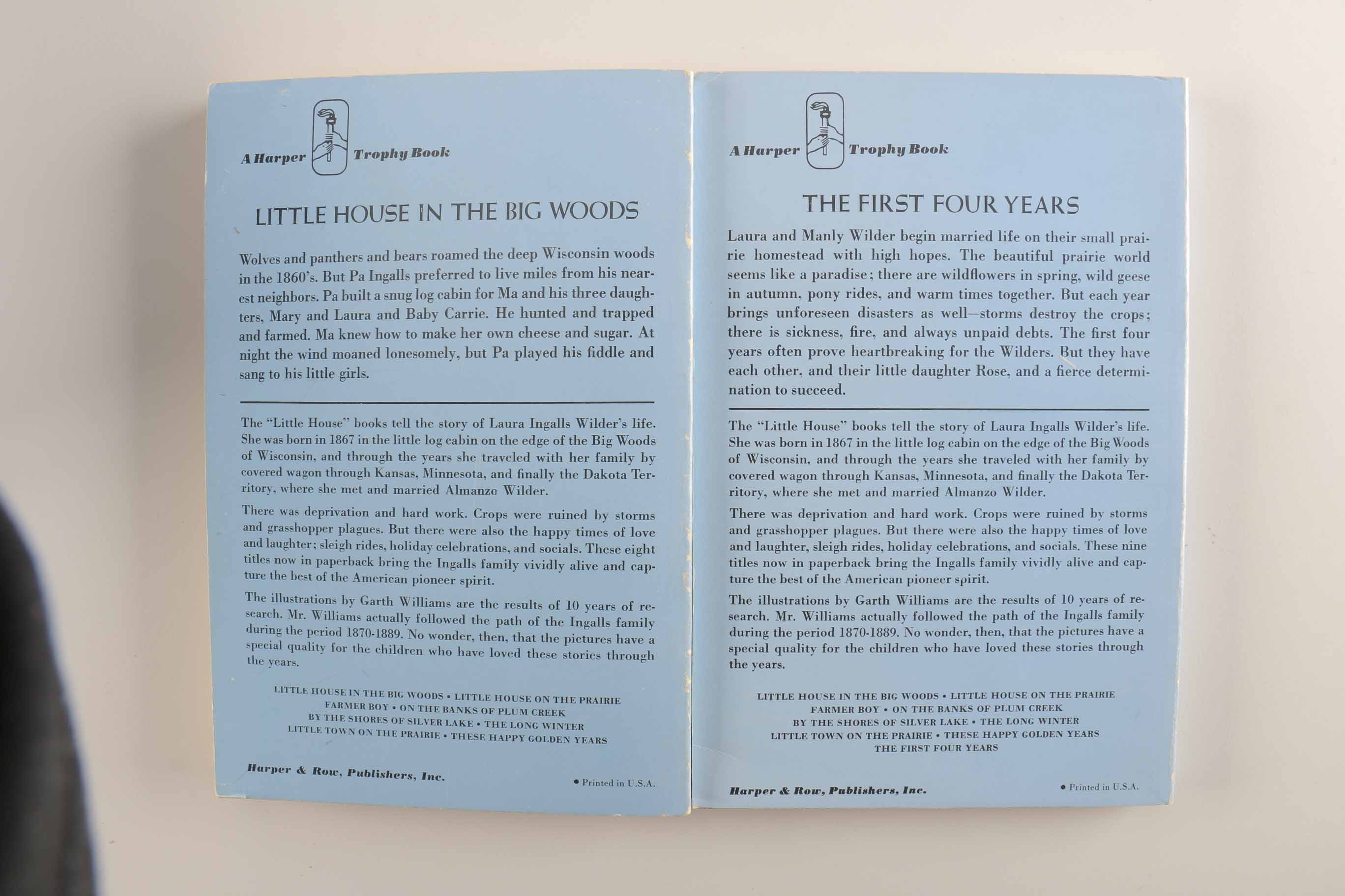 1971 Laura Ingalls Wilder "Little House" Box Set