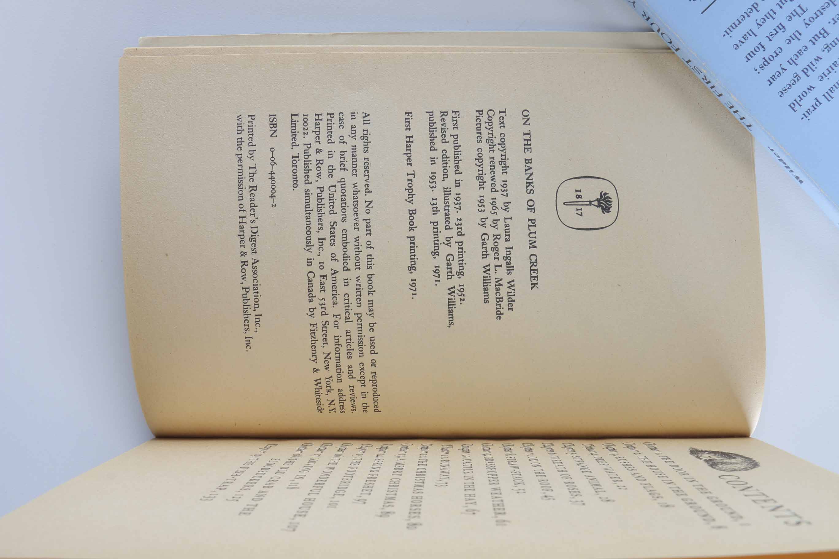 1971 Laura Ingalls Wilder "Little House" Box Set