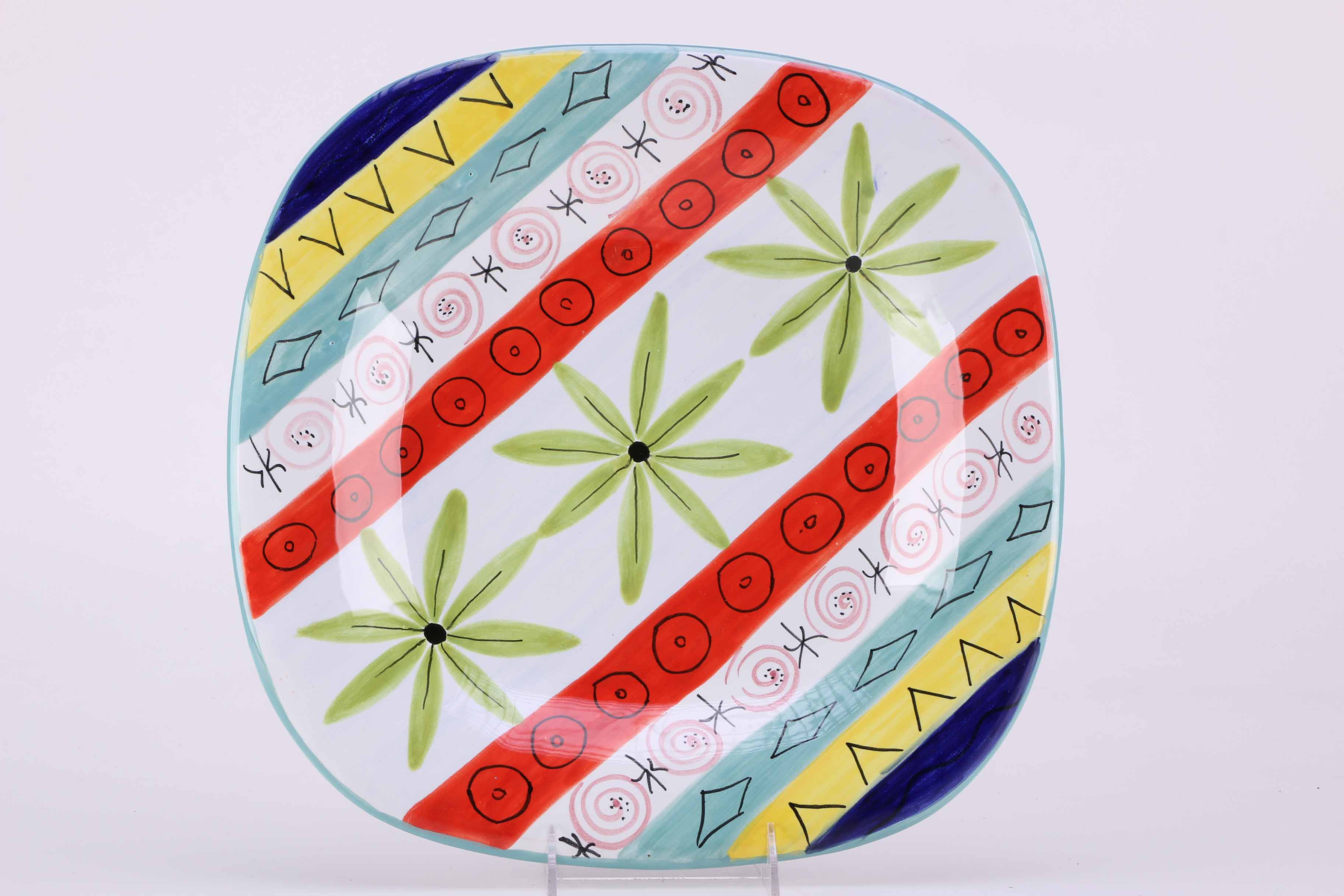 Modern Maiolica Plate