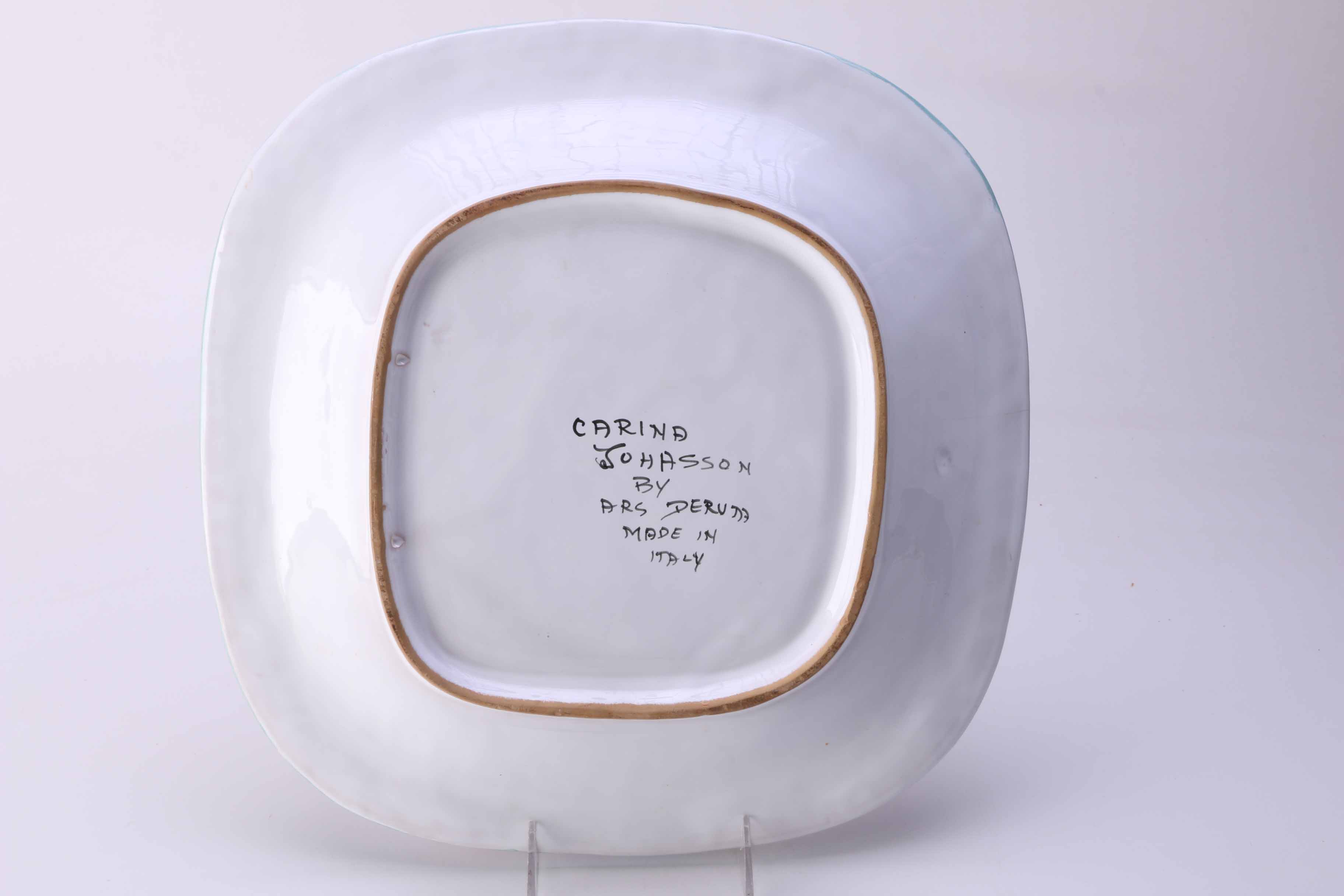 Modern Maiolica Plate