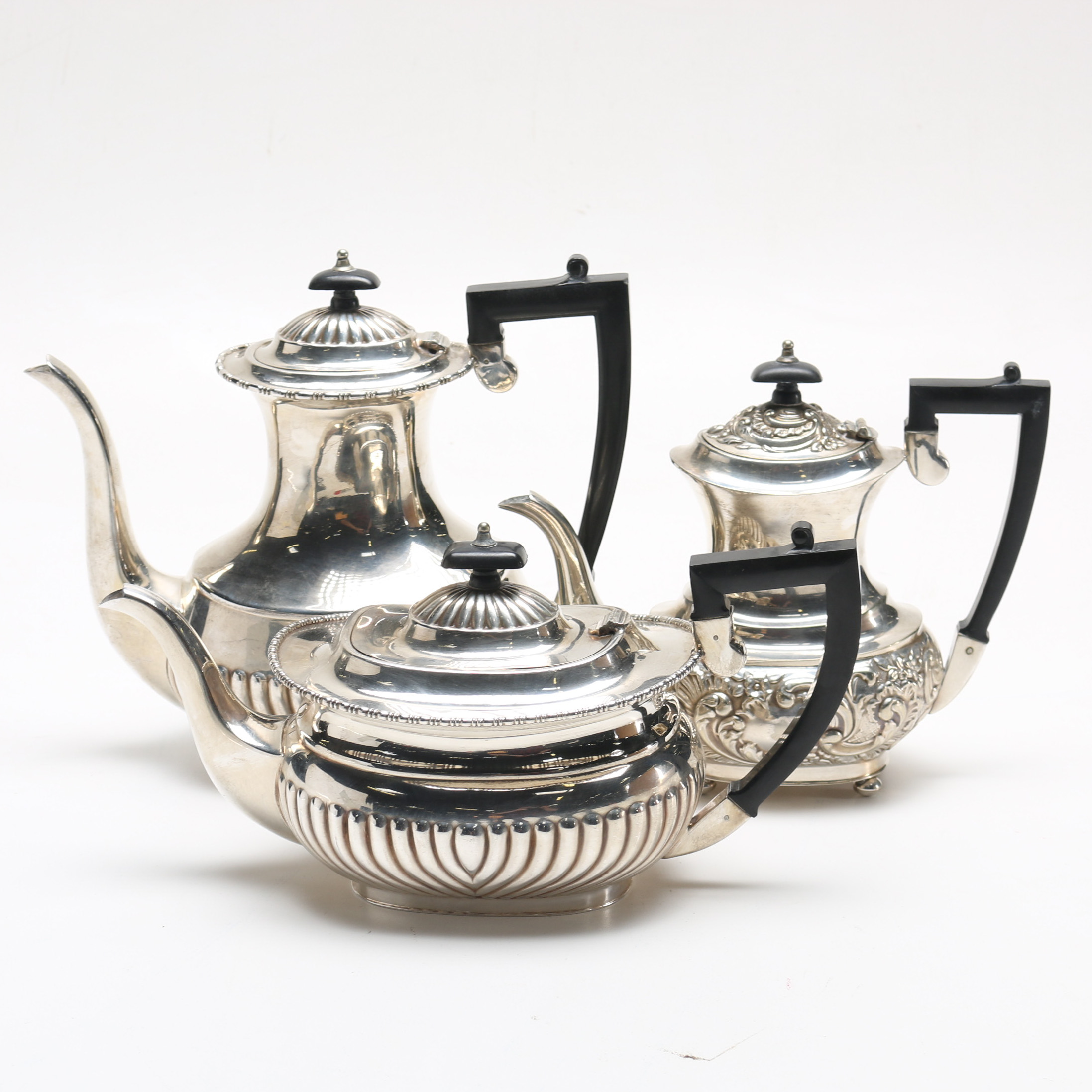 Sheffield Silver Plate Tea and Coffee Set