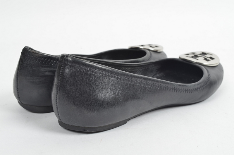 Black Tory Burch Reva Flats