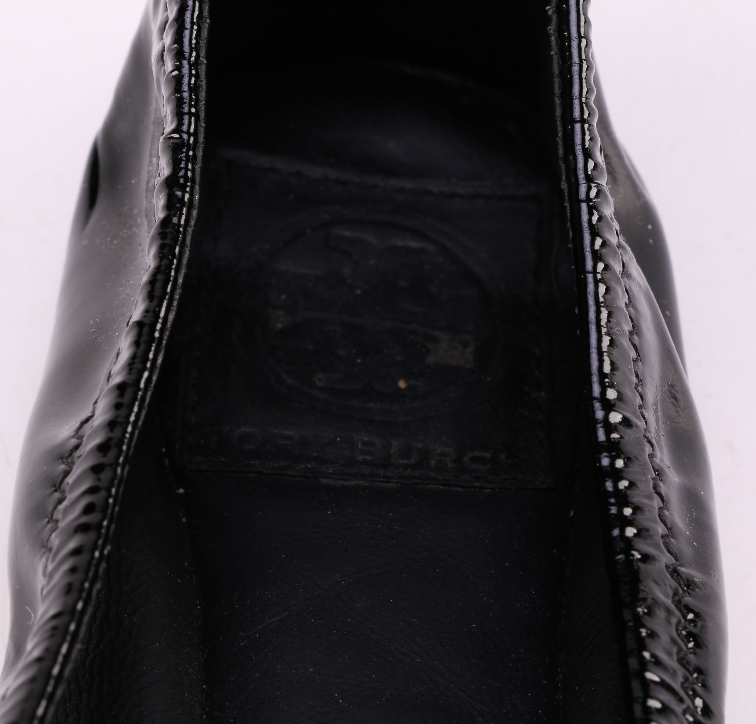 Tory Burch Black Patent Leather Flats and Pedro Garcia Slippers