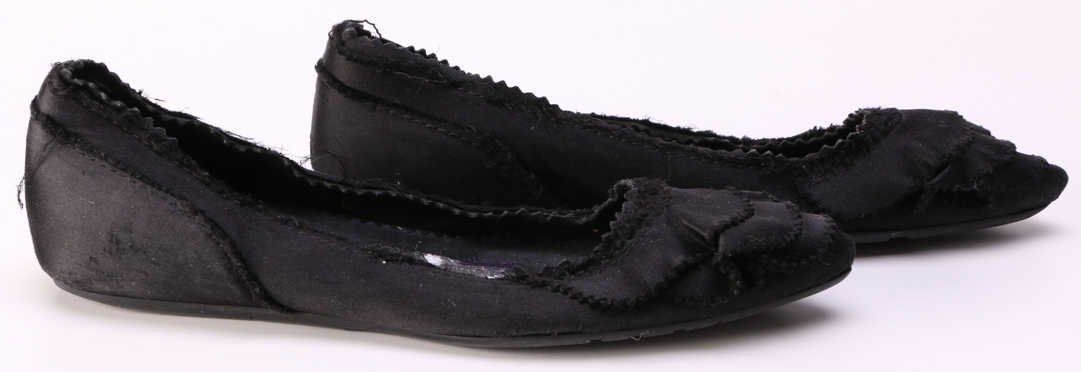 Tory Burch Black Patent Leather Flats and Pedro Garcia Slippers