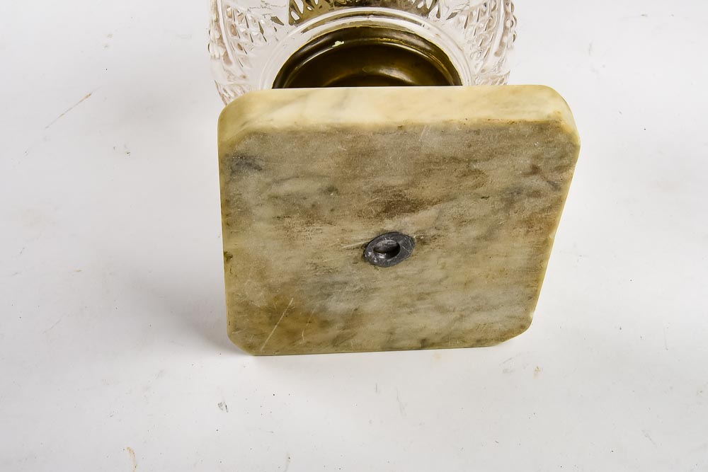 Glass and Marble Vintage Lamp