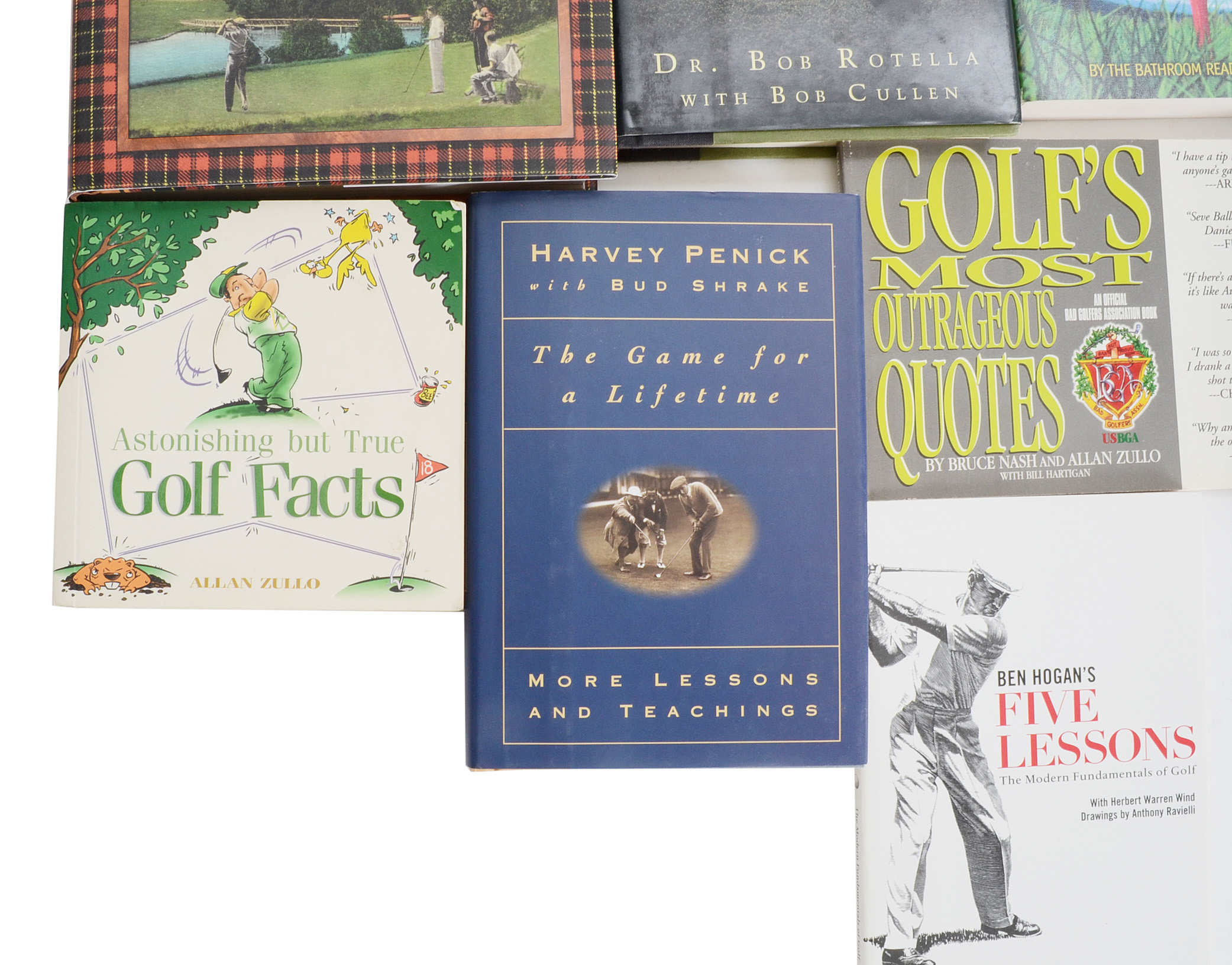 Various Golf Books