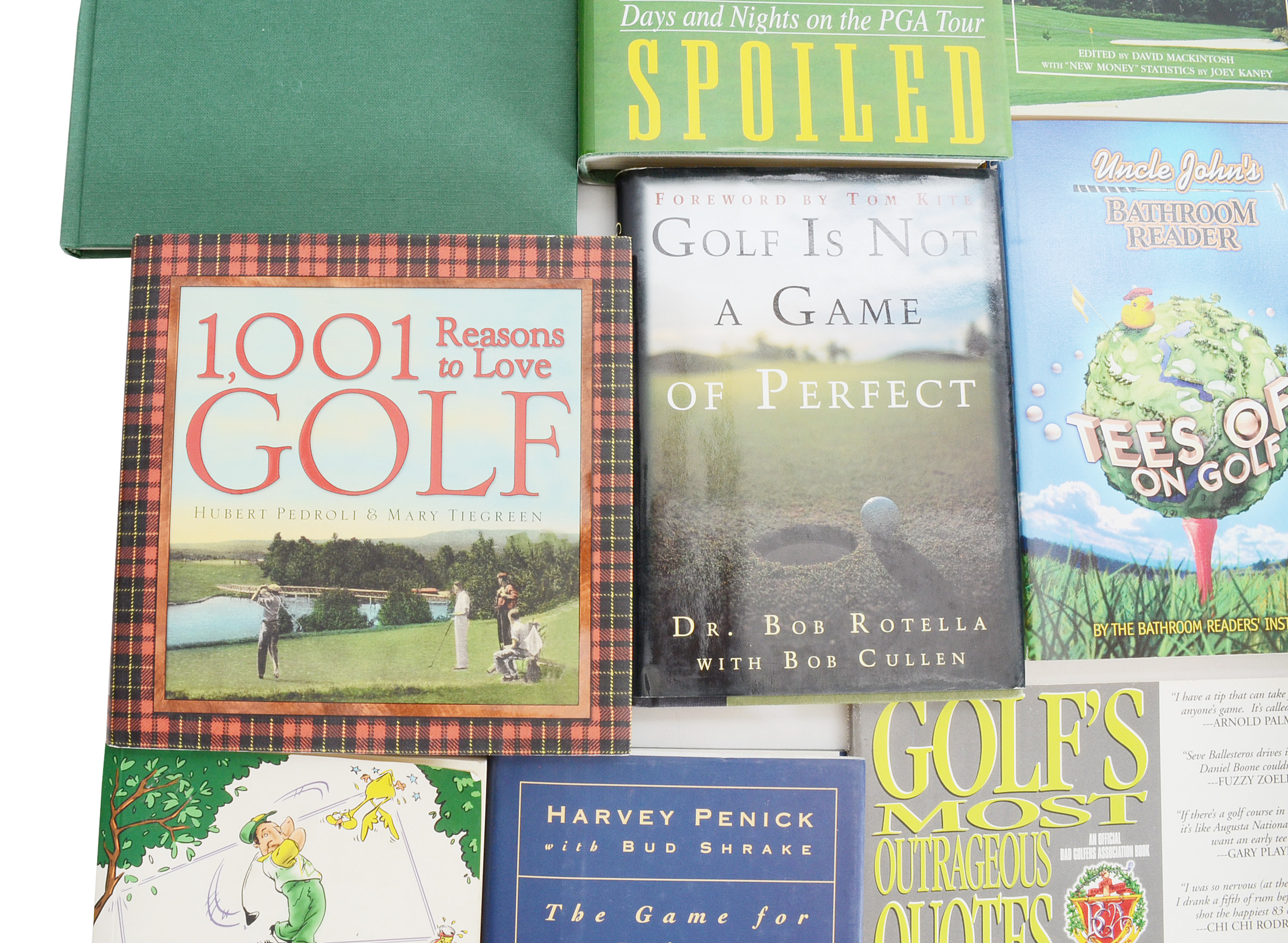 Various Golf Books
