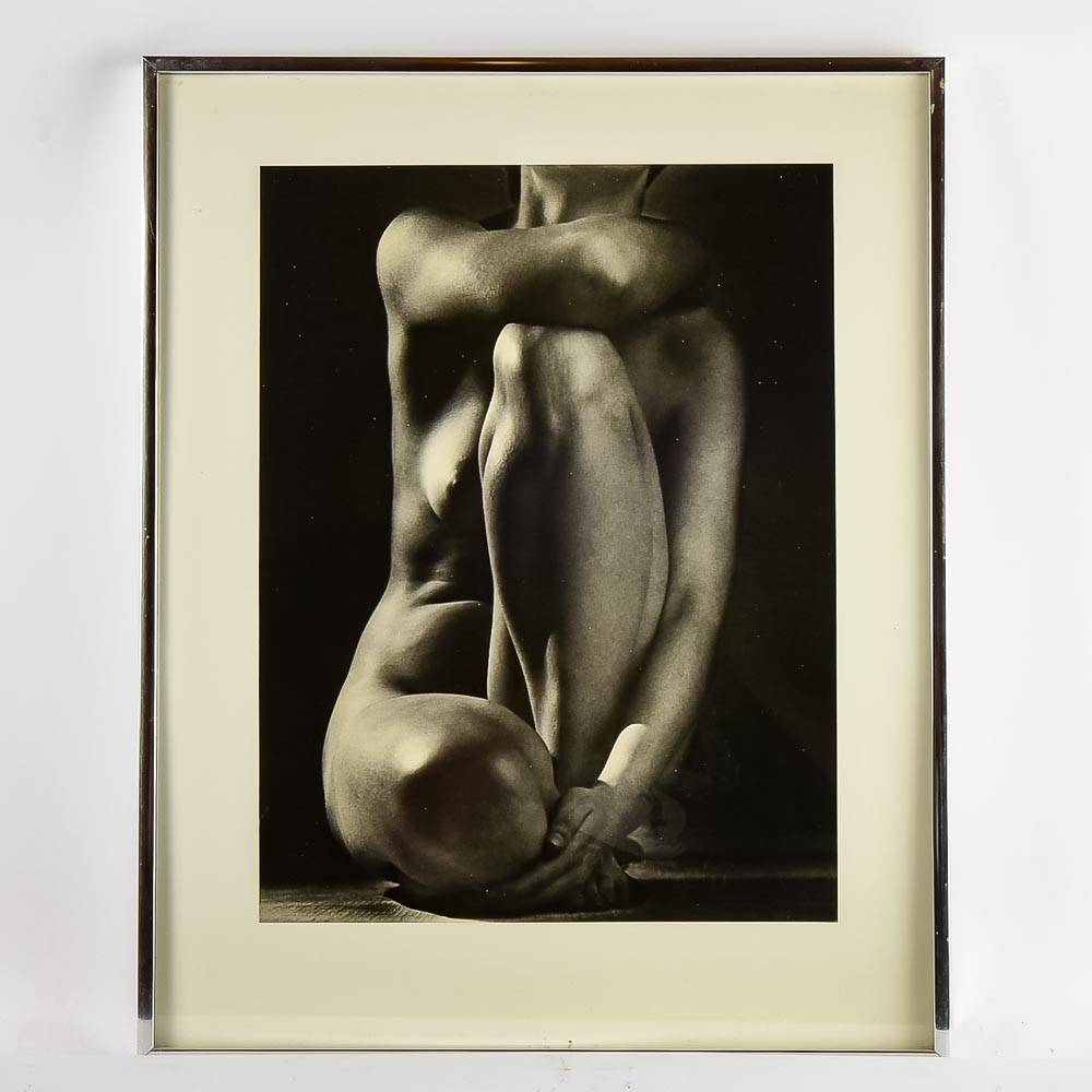 Framed Print of Nude Woman After Ruth Bernhard