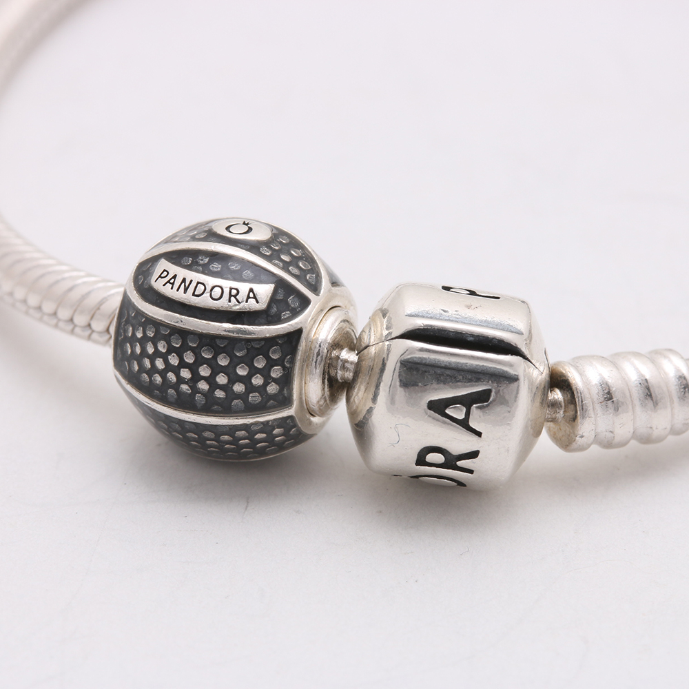 Sterling Silver Pandora Charm Bracelet