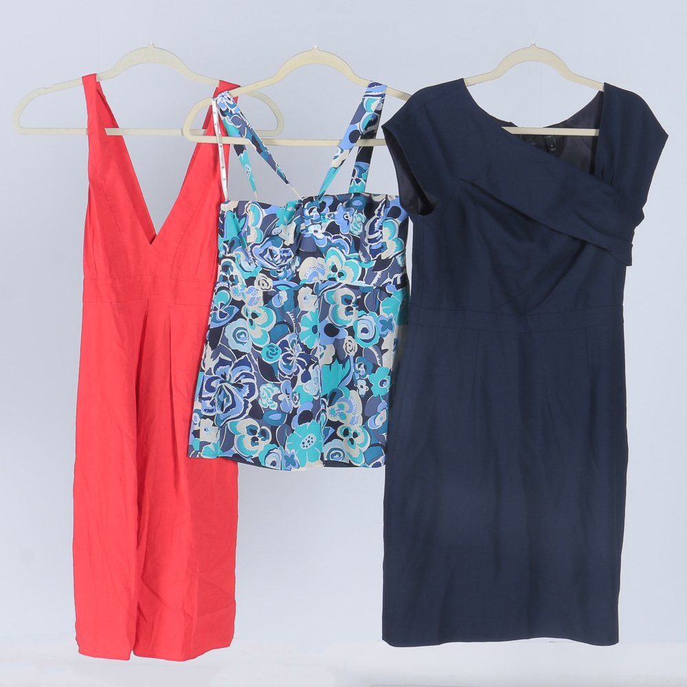 Collection of Two Mid-Length Dresses and More