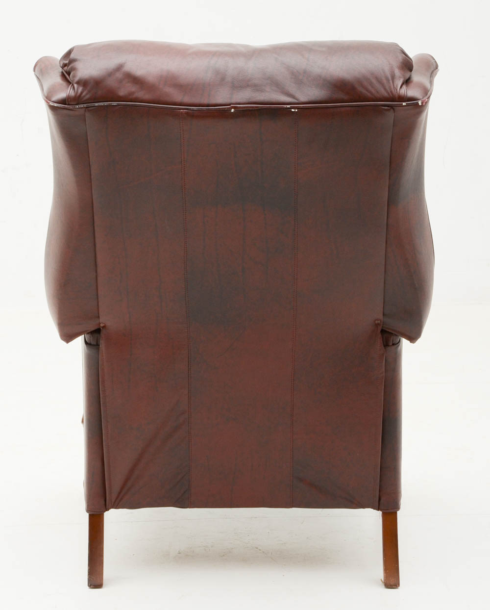 Berkline Burgundy Leather Recliner
