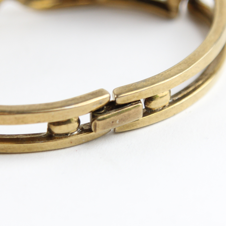 Vintage Trifari Costume Gold-Tone Rhinestone Bracelet