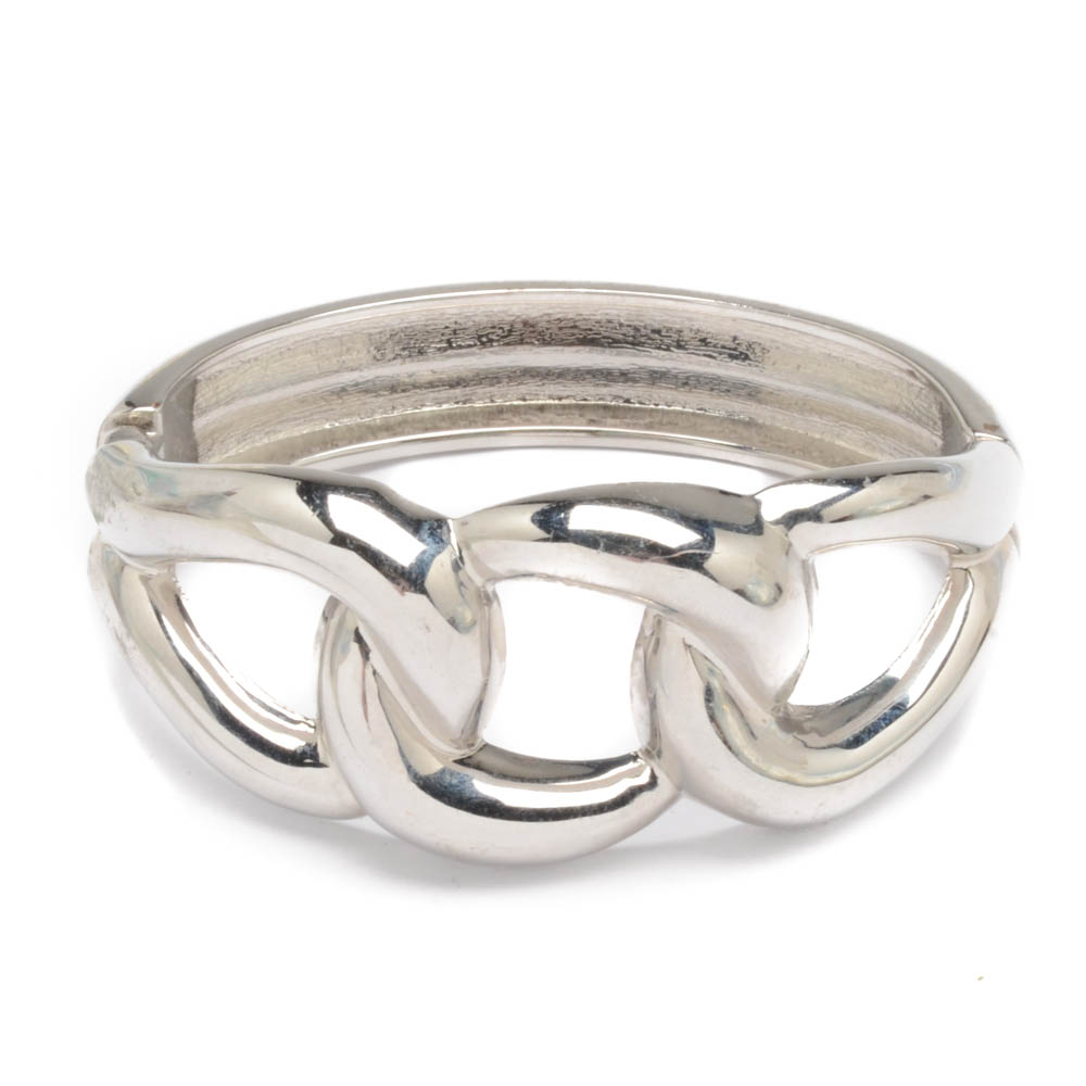 Chain Link Style Hinged Bracelet