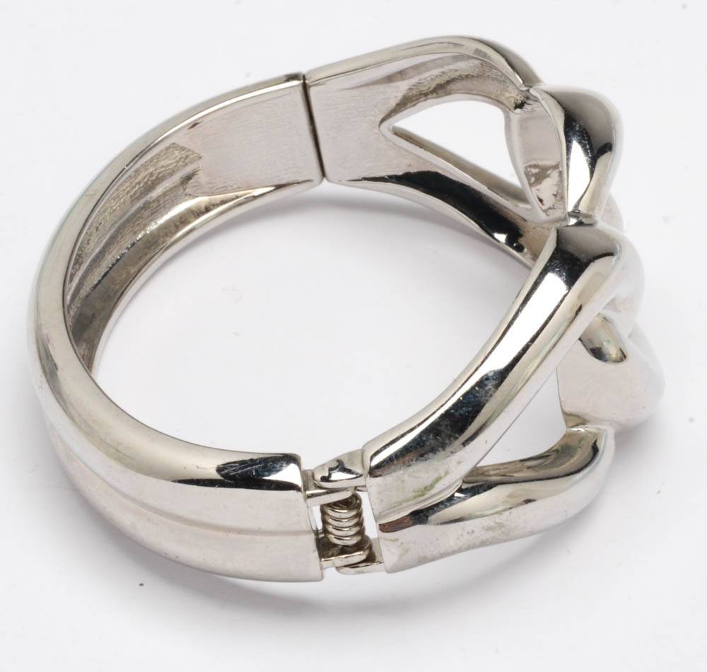 Chain Link Style Hinged Bracelet