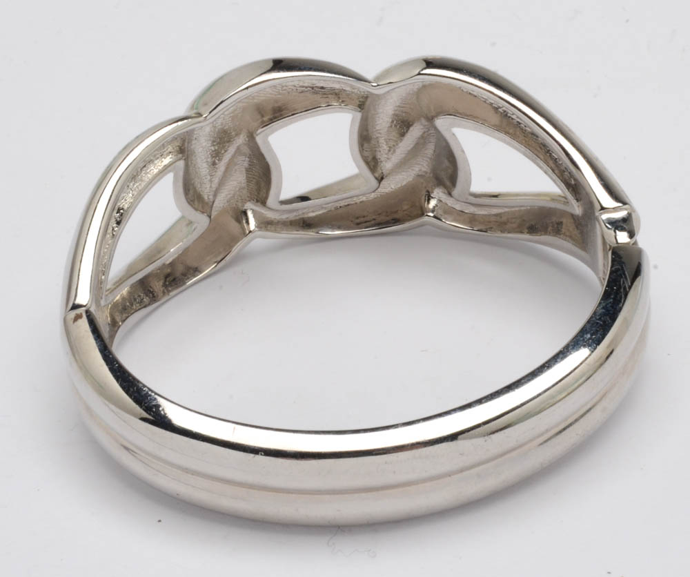 Chain Link Style Hinged Bracelet