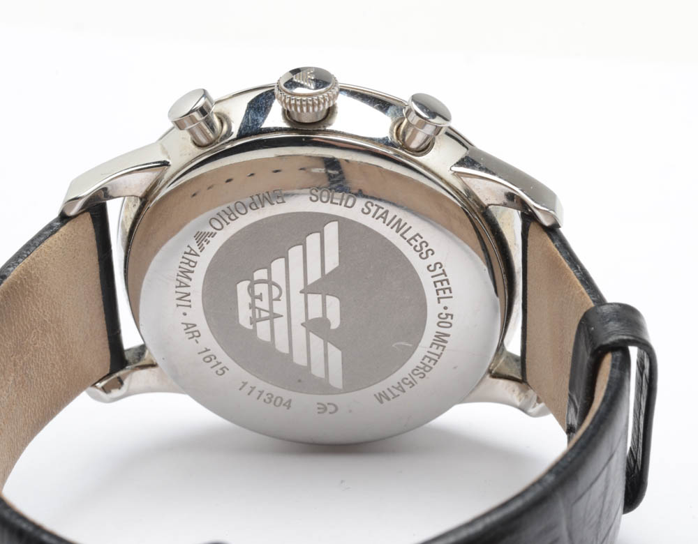 Men's Emporio Armani Designer Watch with Signature Box