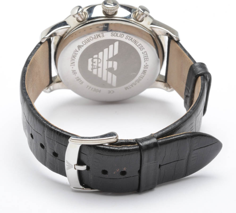 Men's Emporio Armani Designer Watch with Signature Box