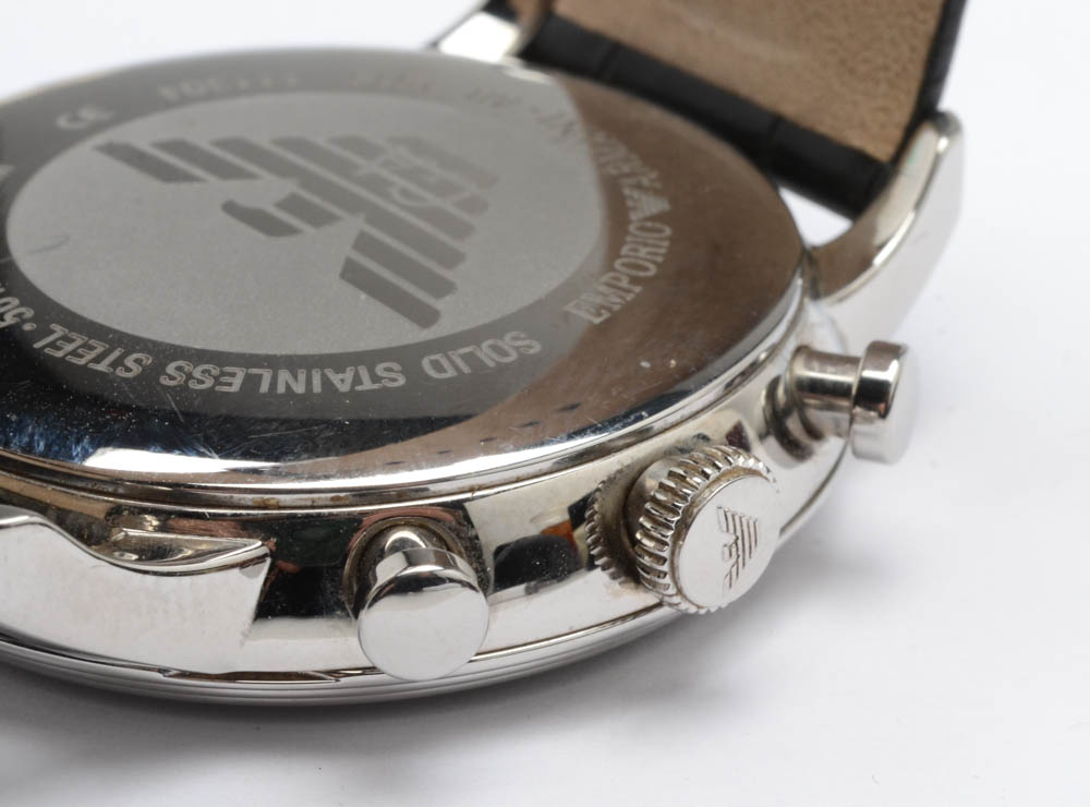 Men's Emporio Armani Designer Watch with Signature Box