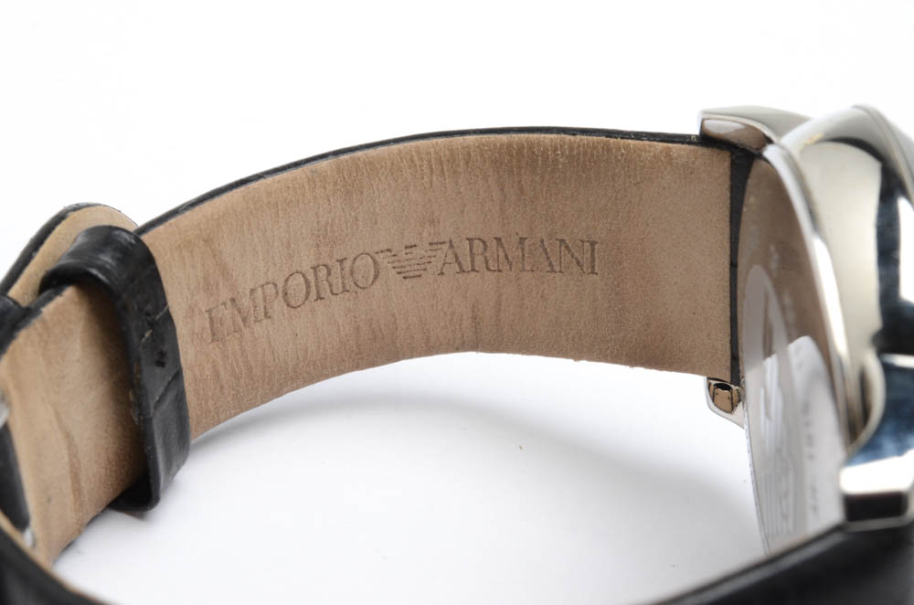 Men's Emporio Armani Designer Watch with Signature Box