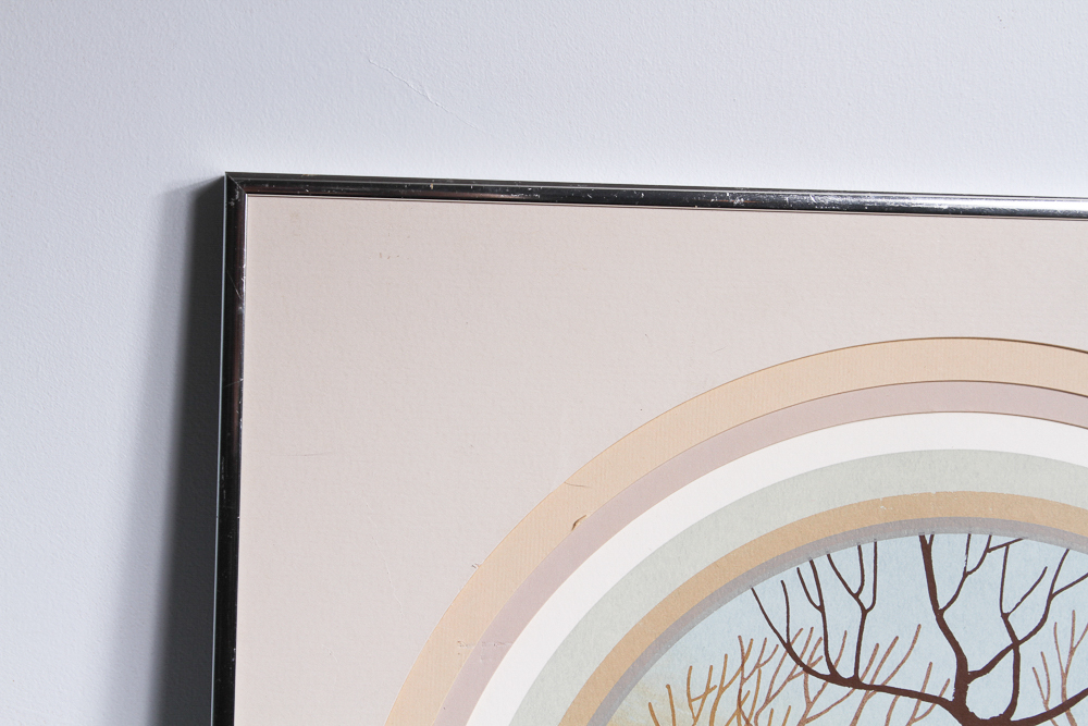 Richard Schallert Signed Limited Edition Serigraph "Island Earth"