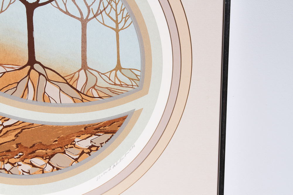 Richard Schallert Signed Limited Edition Serigraph "Island Earth"