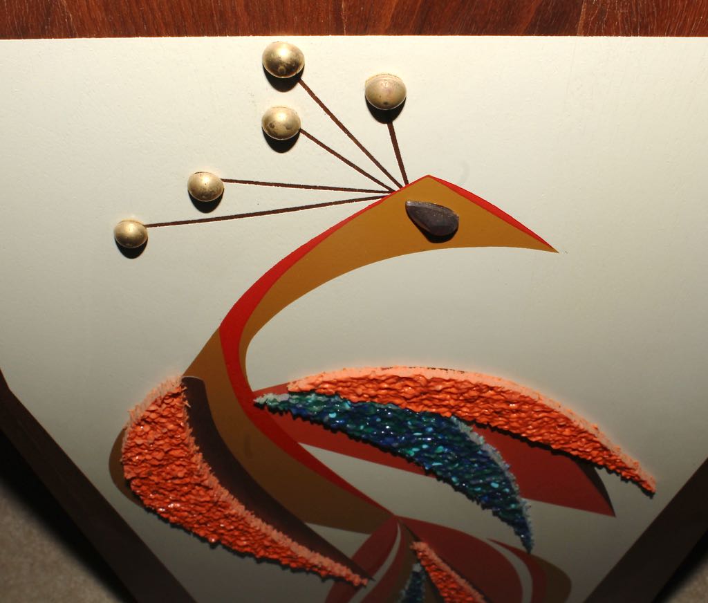 Vintage Peacock Wall Boards