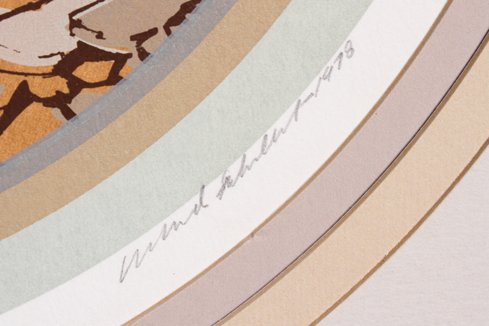 Richard Schallert Signed Limited Edition Serigraph "Island Earth"