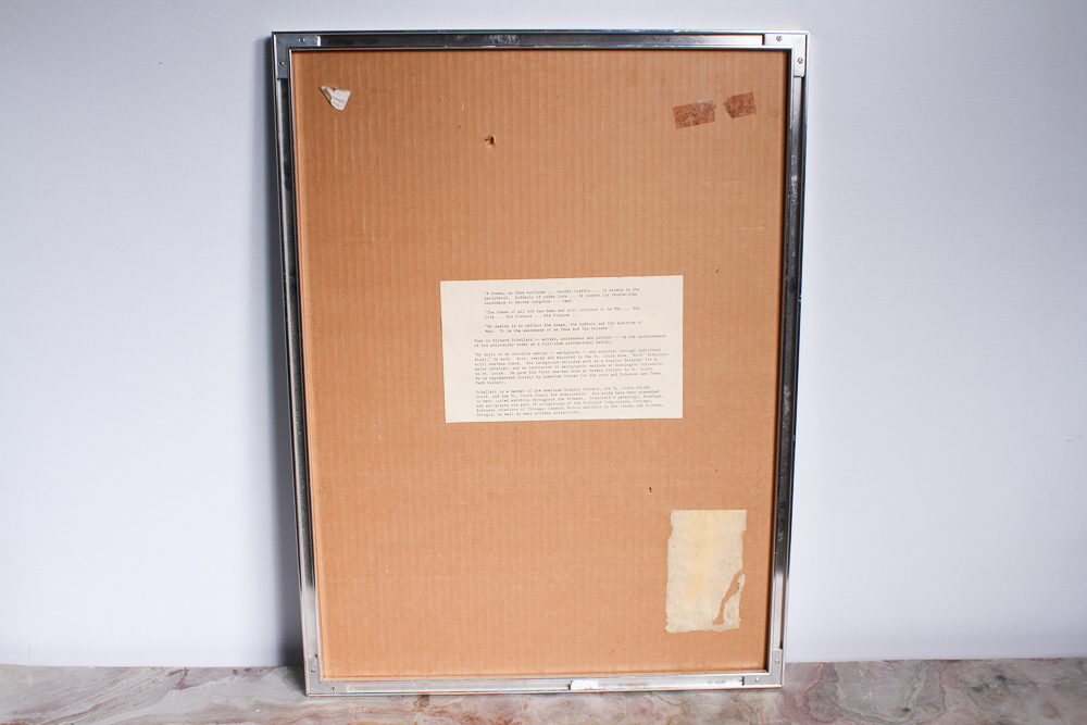 Richard Schallert Signed Limited Edition Serigraph "Island Earth"