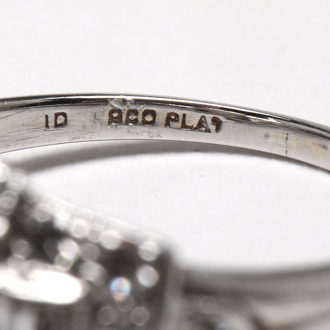 Art Deco Platinum and Diamond Ring
