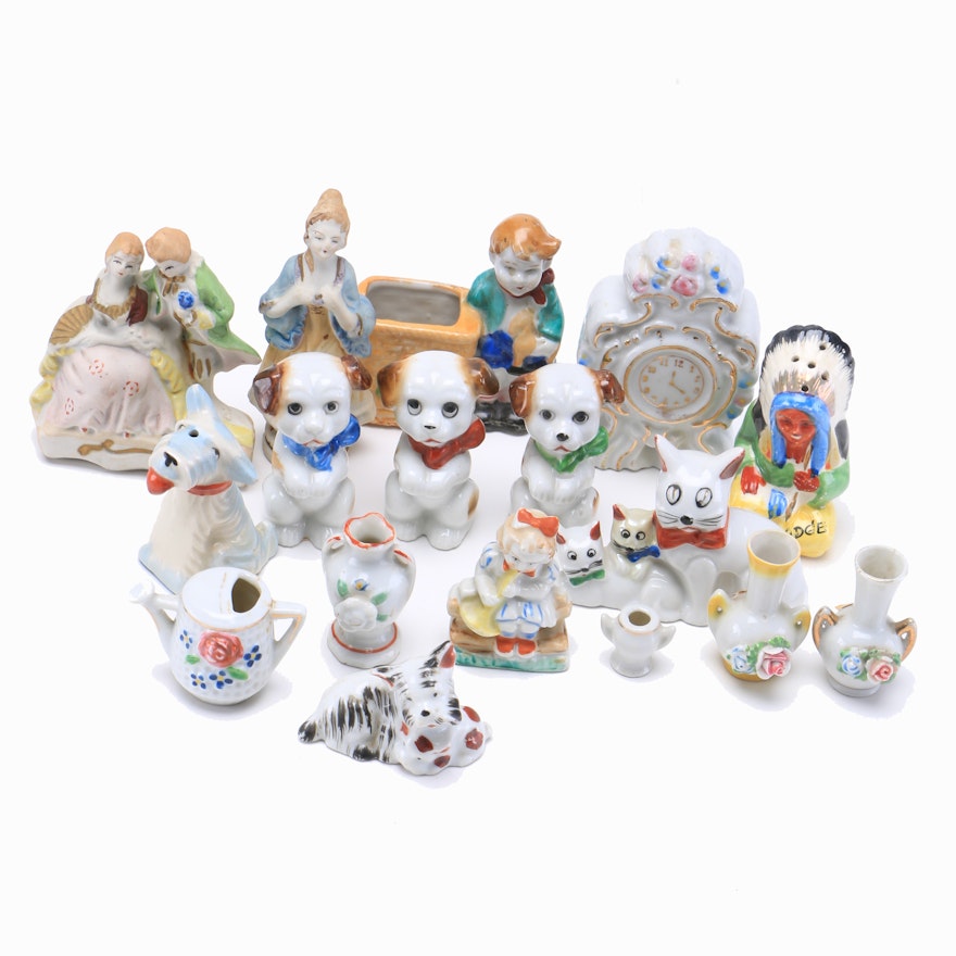 Assorted Occupied Japan Porcelain Figurines