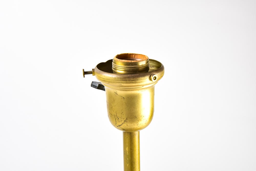 Vintage Black and Blue Table Lamp