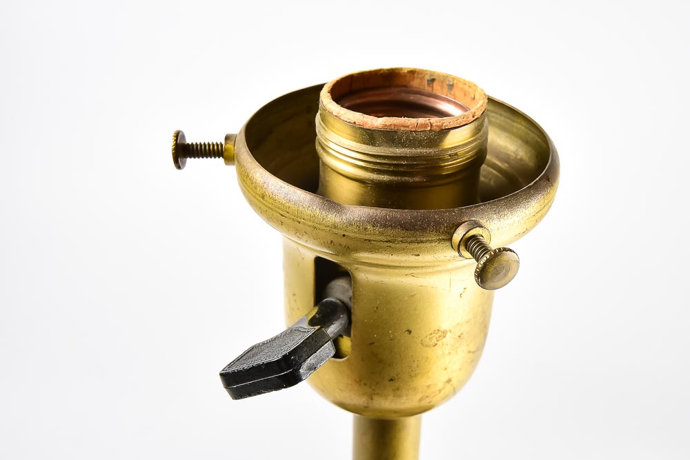 Vintage Black and Blue Table Lamp