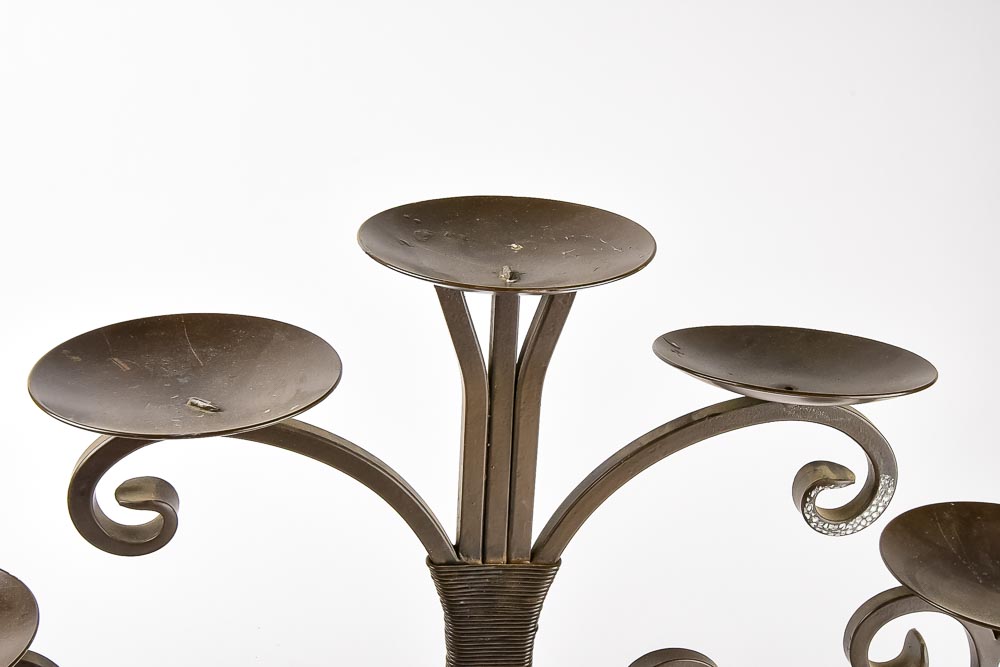 Metal Candle Centerpiece