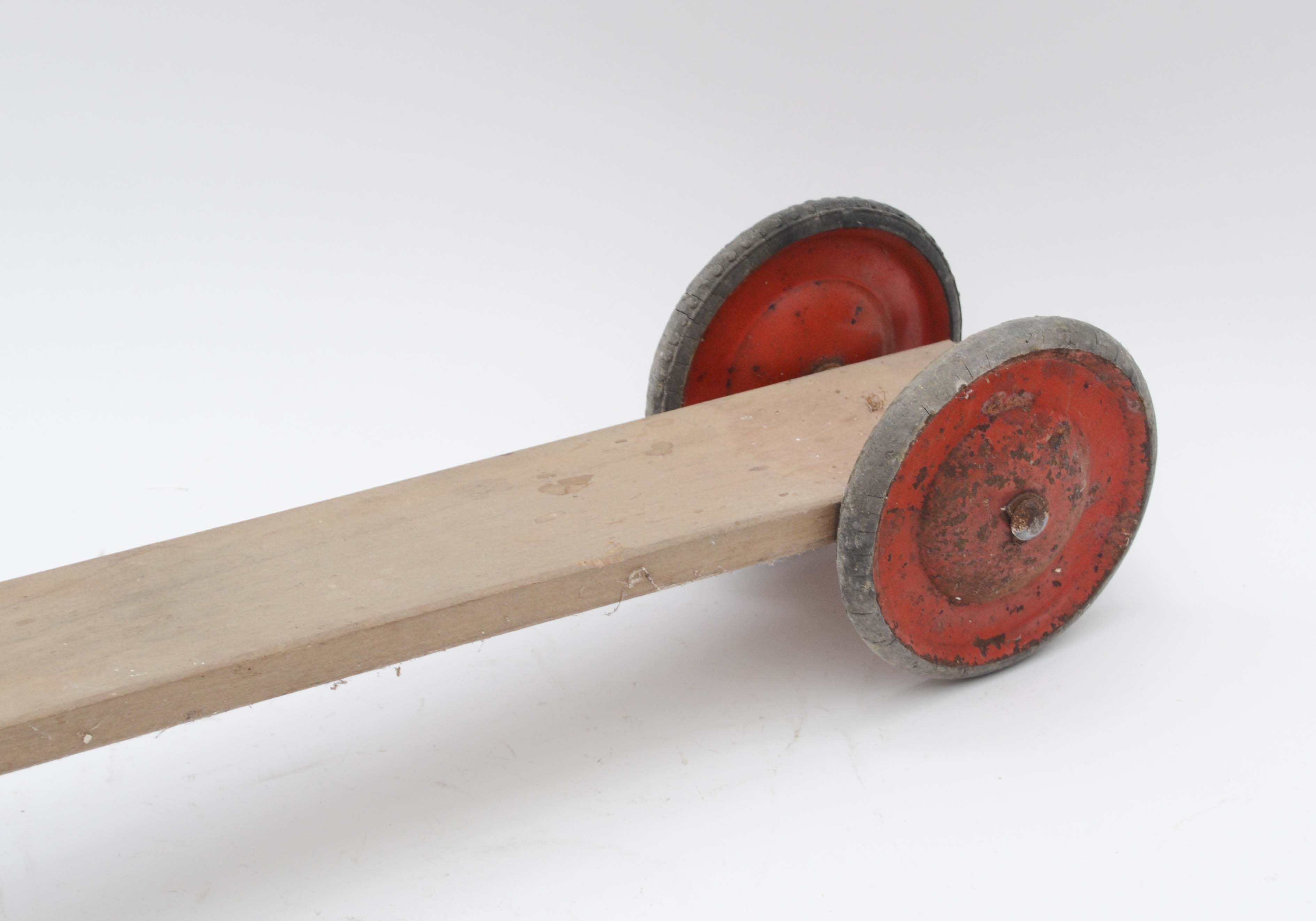 Vintage Stepke Vero ABC Wood Scooter