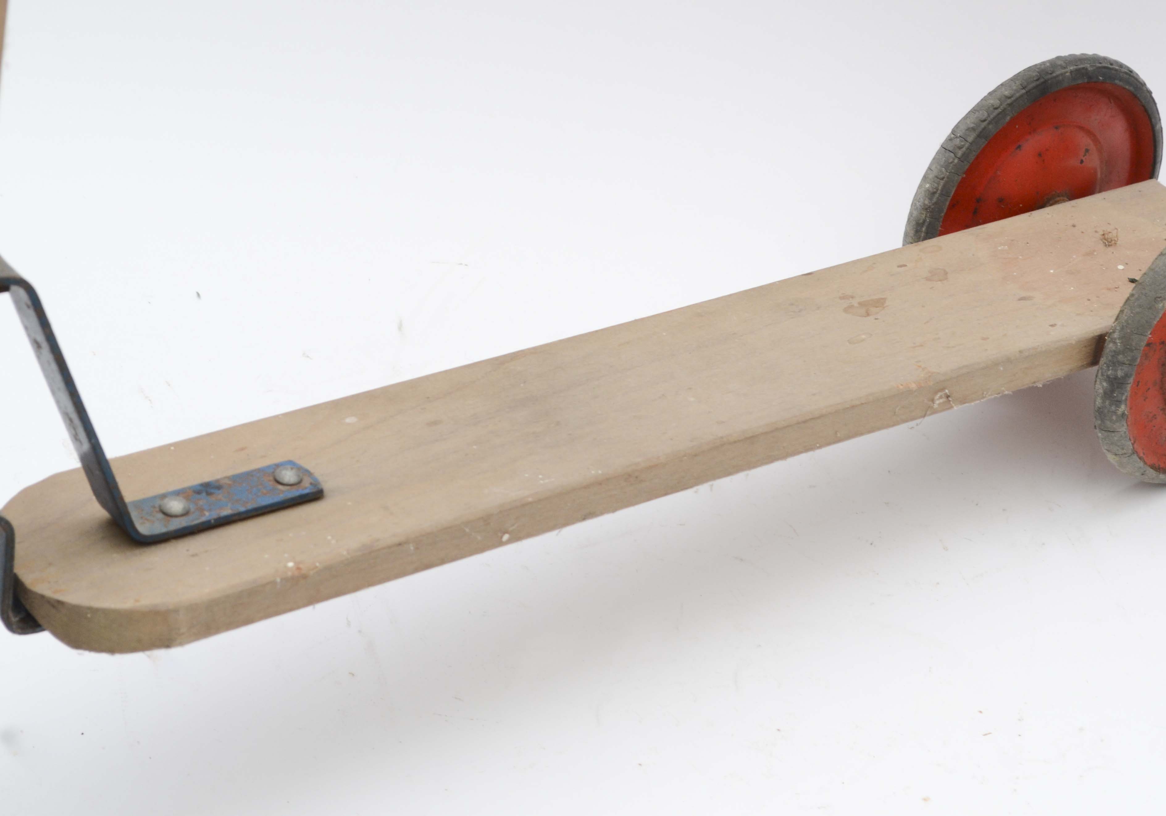 Vintage Stepke Vero ABC Wood Scooter