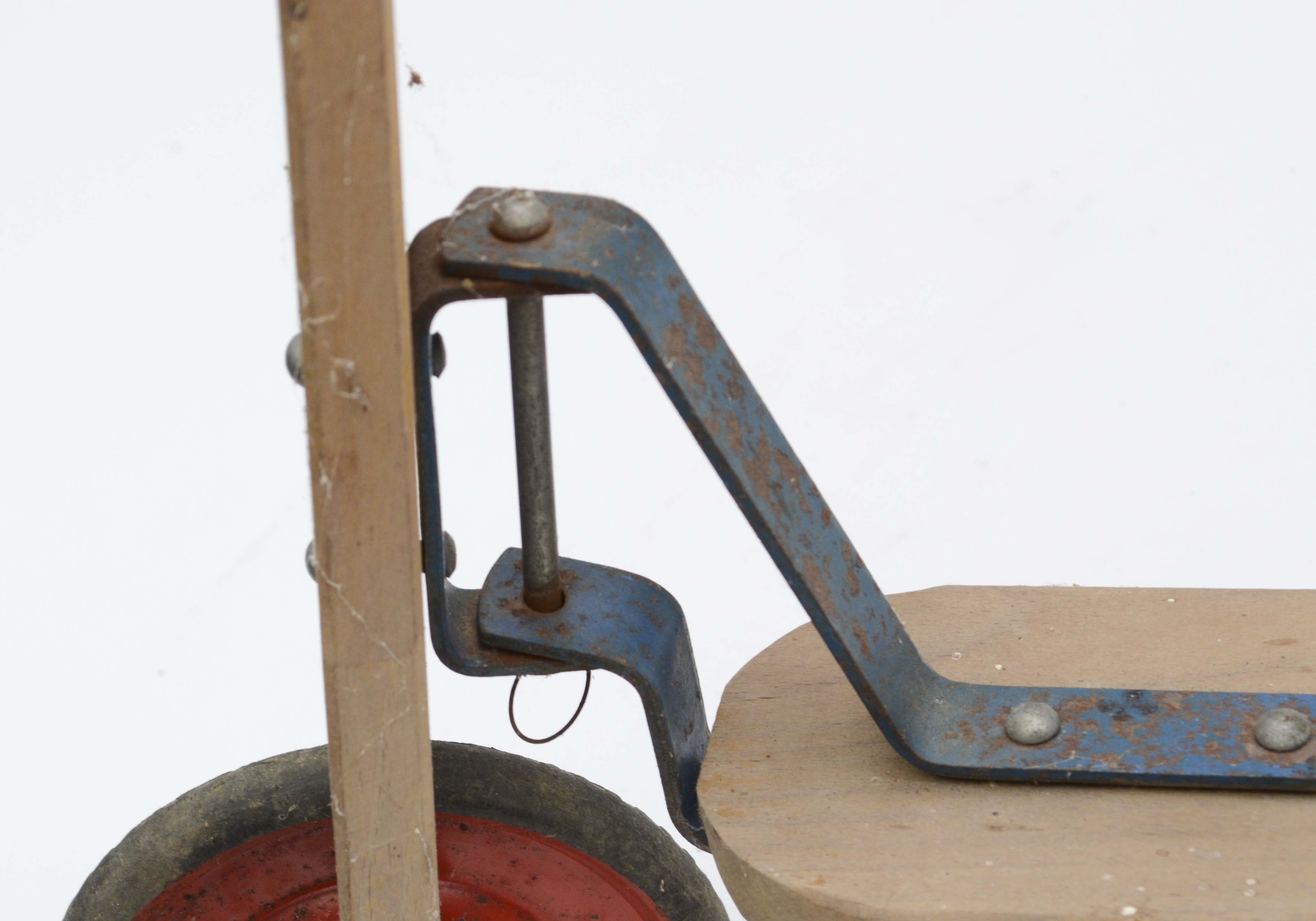 Vintage Stepke Vero ABC Wood Scooter