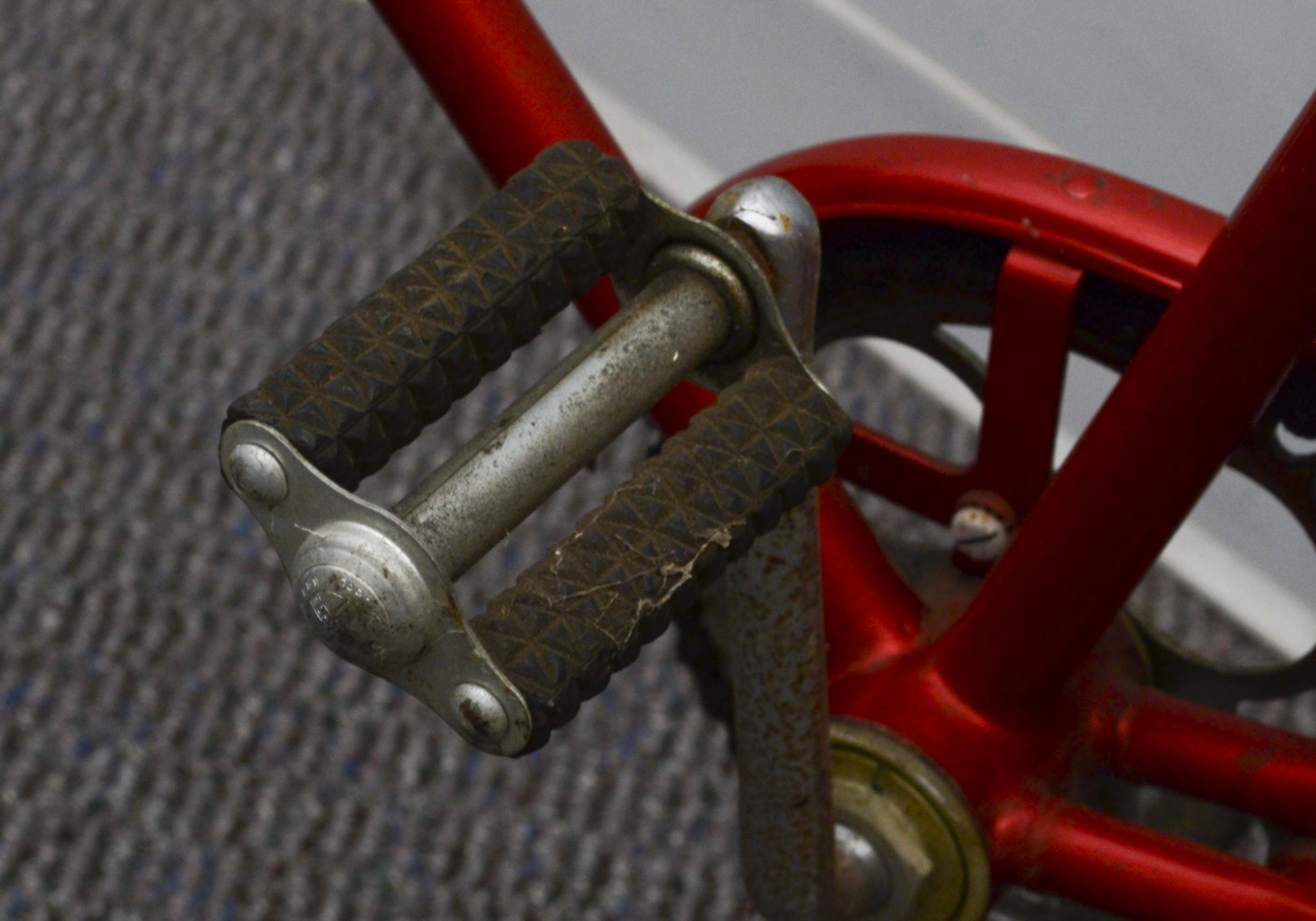 Pair of  Vintage Red Schwinn Racer Bicycles