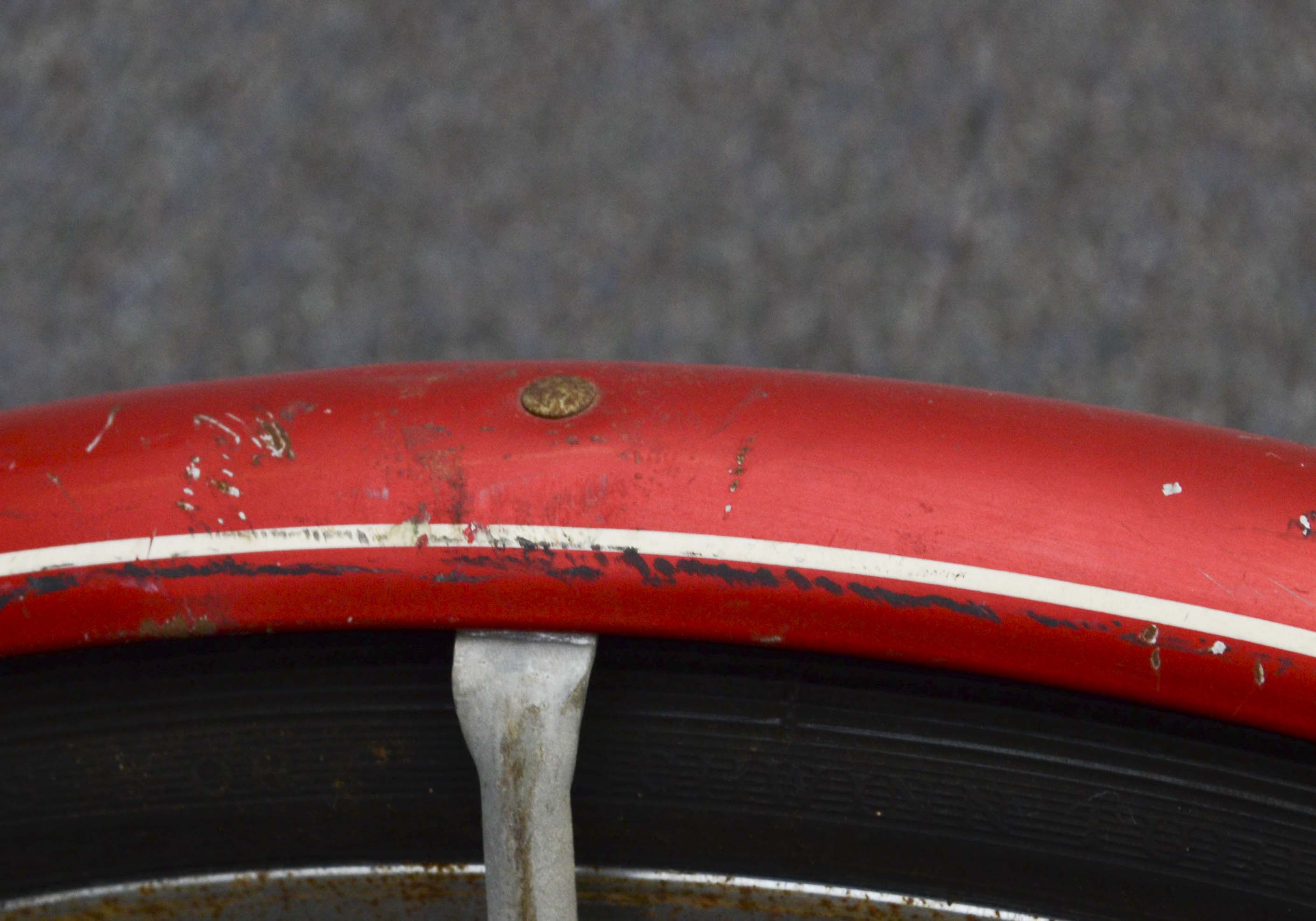 Pair of  Vintage Red Schwinn Racer Bicycles