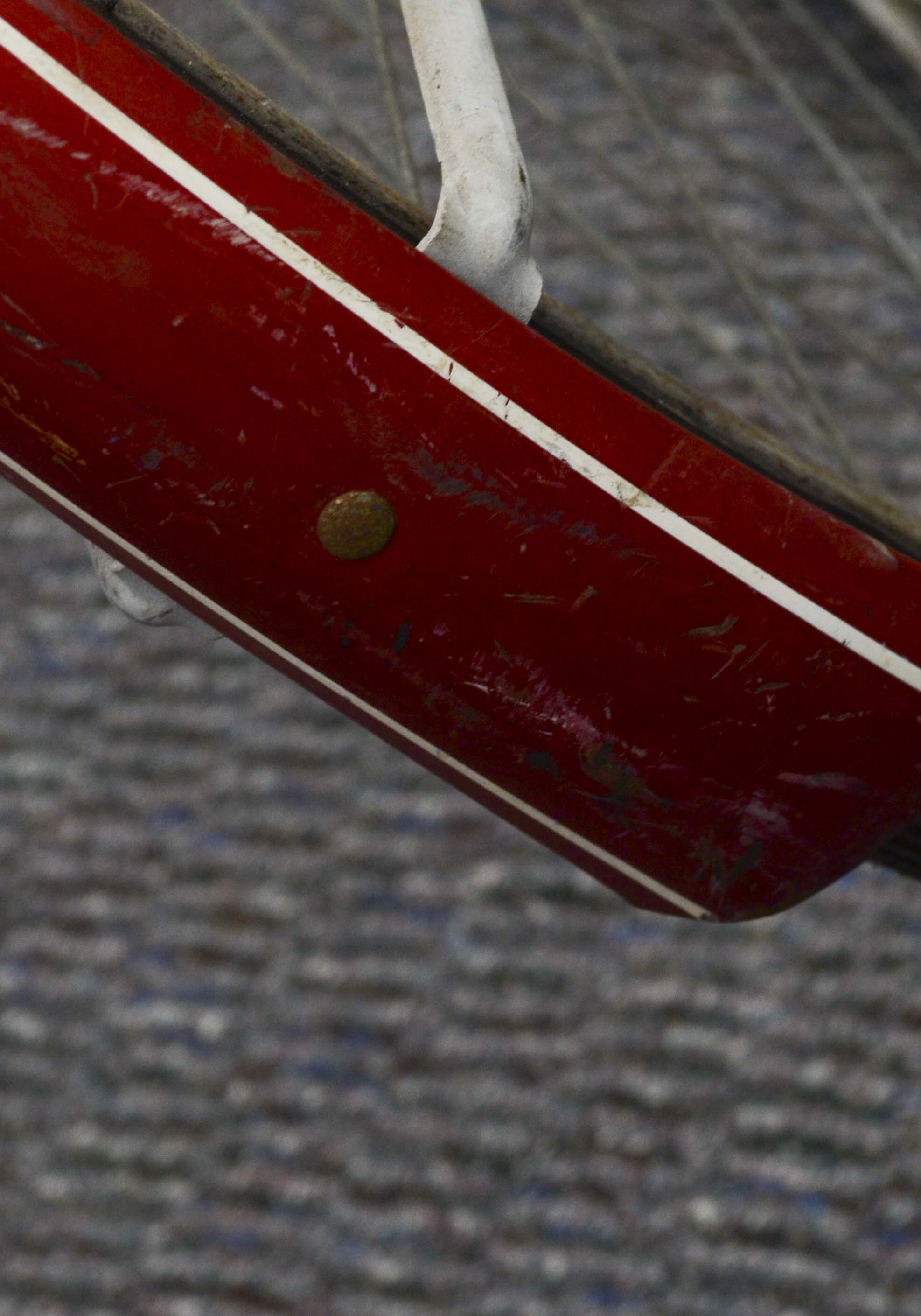 Pair of  Vintage Red Schwinn Racer Bicycles