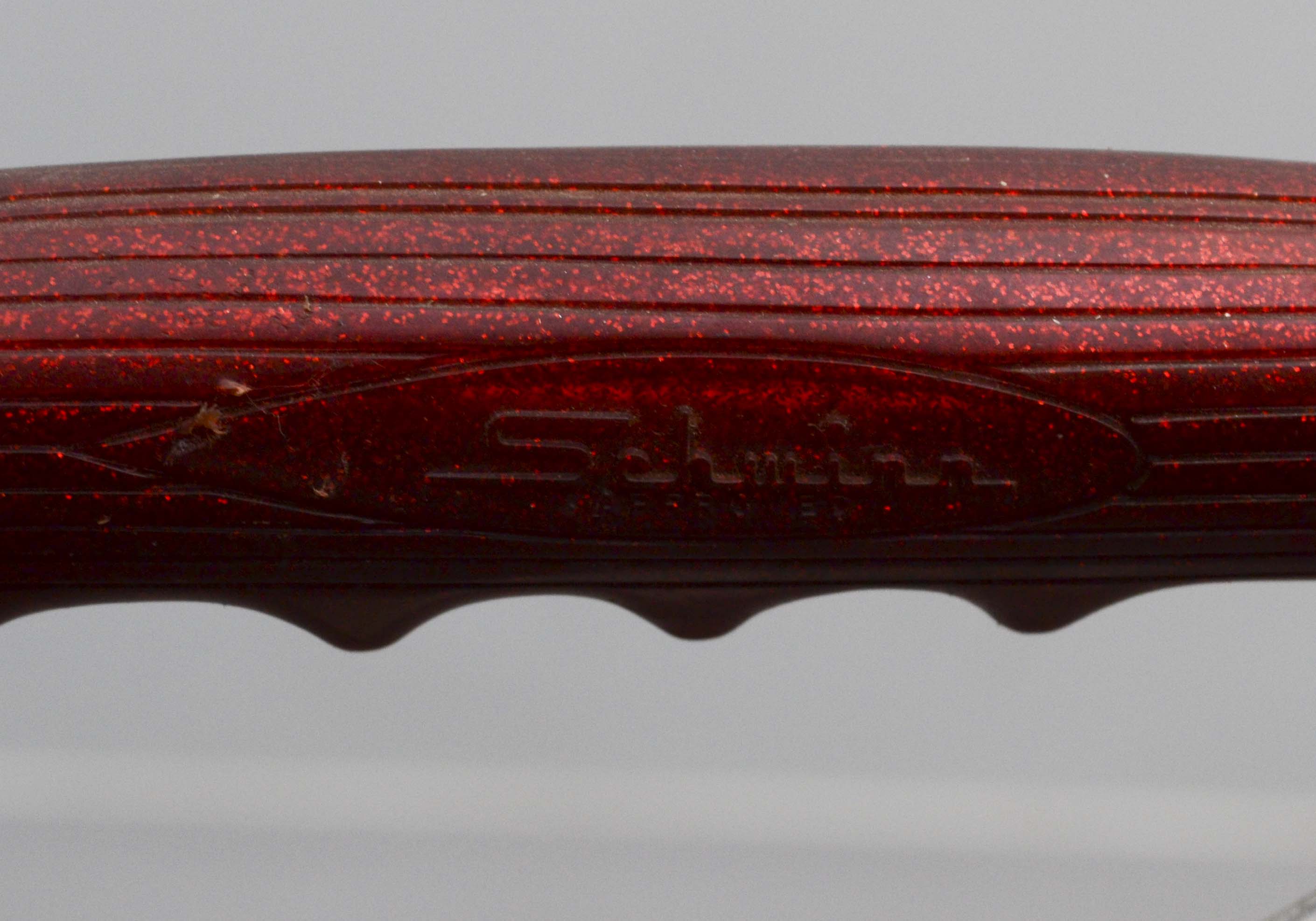 Pair of  Vintage Red Schwinn Racer Bicycles