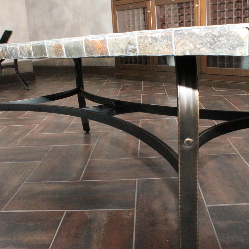 Slate Top Patio Table